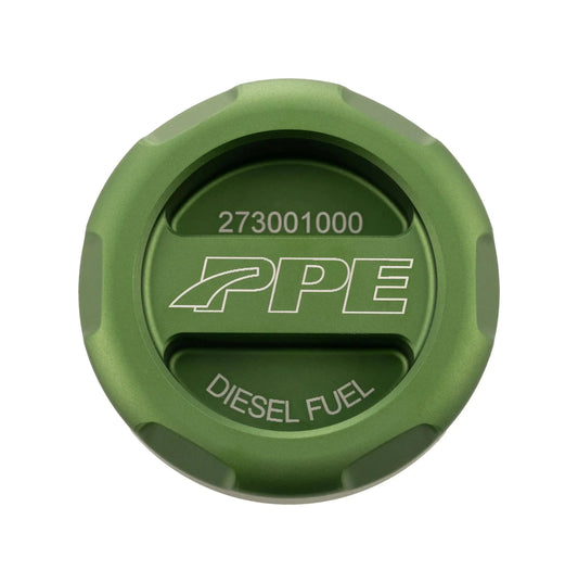 PPE Anodized Green Billet Aluminum Magnetic Fuel Cap – RAM EcoDiesel PPE