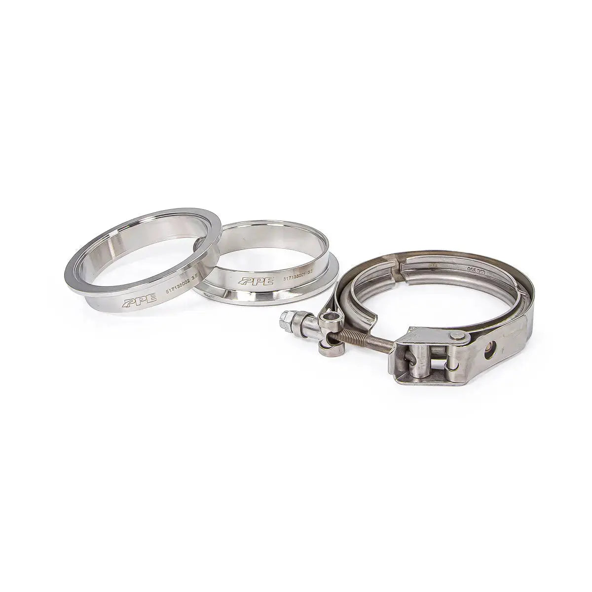 PPE QR 304 Stainless Steel V-Band - 3 Piece Set (1C 1M 1F)