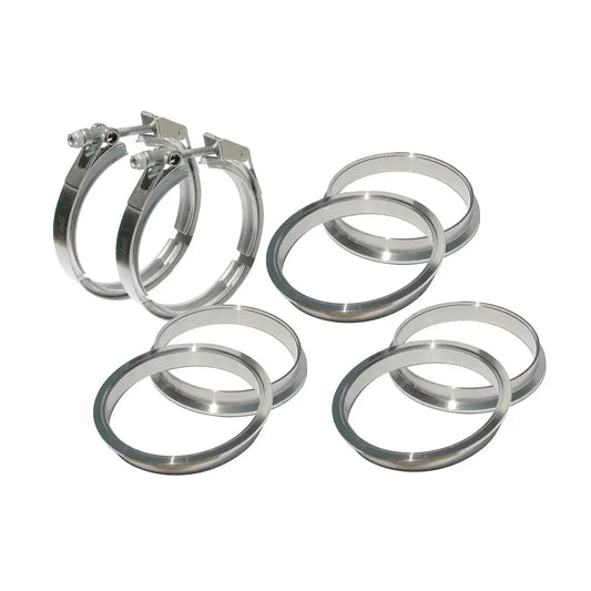 PPE QR 304 Stainless Steel V-Band - 8 Piece Set (2C 3M 3F)