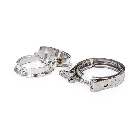 PPE Standard 304 Stainless Steel Clamps-Aluminum Flanges - 3 piece Set (1C 1M 1F)