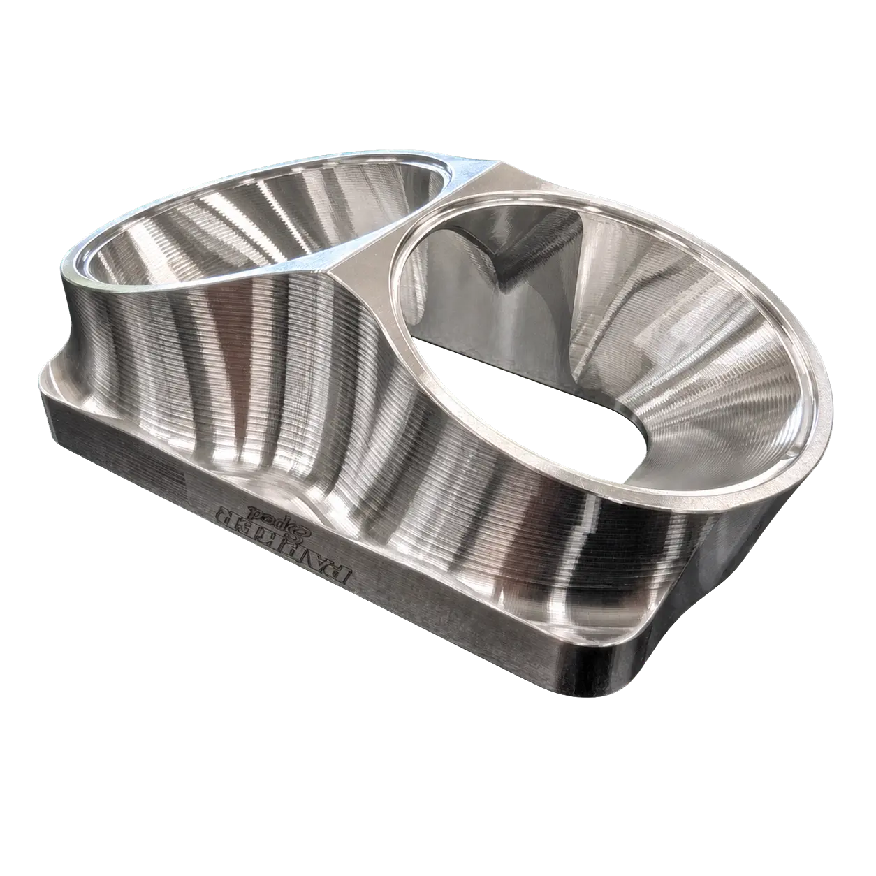 Parker Speed Dual 3" Canted T6 Open Canted Turbo Flange Parker Speed