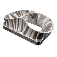 Parker Speed Dual 3" Canted T6 Open Canted Turbo Flange Parker Speed