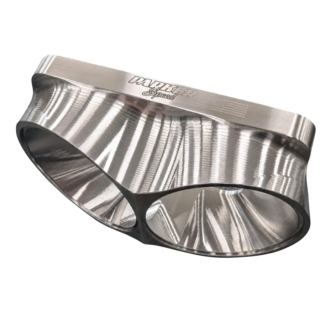 Parker Speed Dual 3" Canted T6 Open Canted Turbo Flange Parker Speed