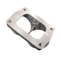Parker Speed Dual 3" Canted T6 Open Canted Turbo Flange Parker Speed