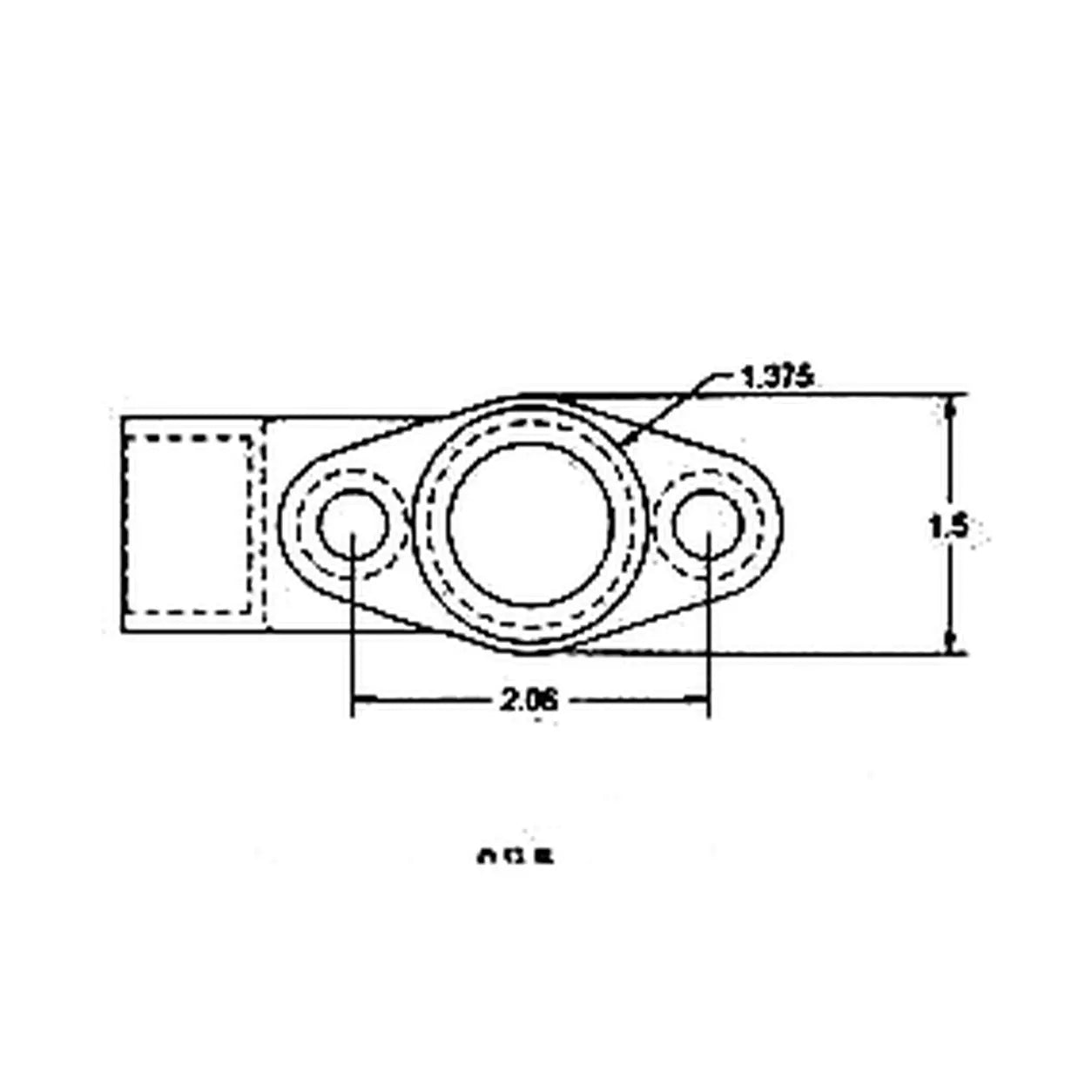 Parker Speed Large Frame Turbo Oil Drain Mount Parker Speed