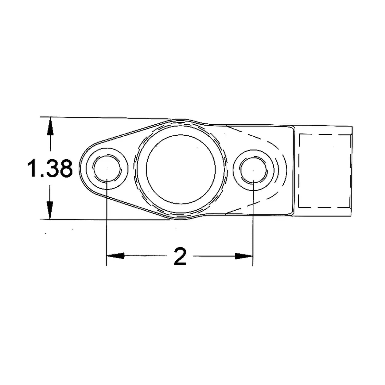 Parker Speed Ultra-Light Clamp-On Mid-Frame Turbo Mount Parker Speed
