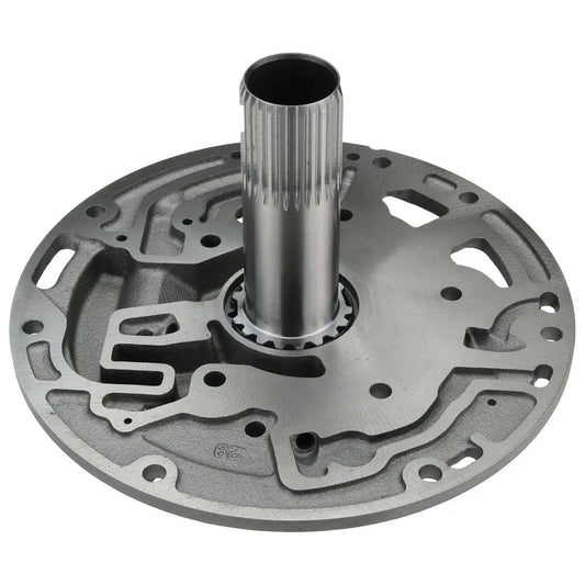 Pump Cover Assembly - Billet Steel Spline-In Stator Shaft, Cast Iron Pump Cover, FMX 29 Spline