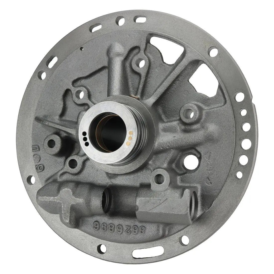 Pump Cover Assembly - Billet Steel Spline-In Stator Shaft, Cast Iron Pump Cover, FMX 29 Spline