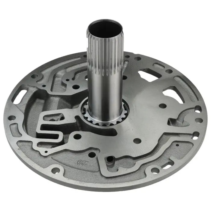 Pump Cover Assembly - Billet Steel Spline-In Stator Shaft, Cast Iron Pump Cover, FMX 29 Spline