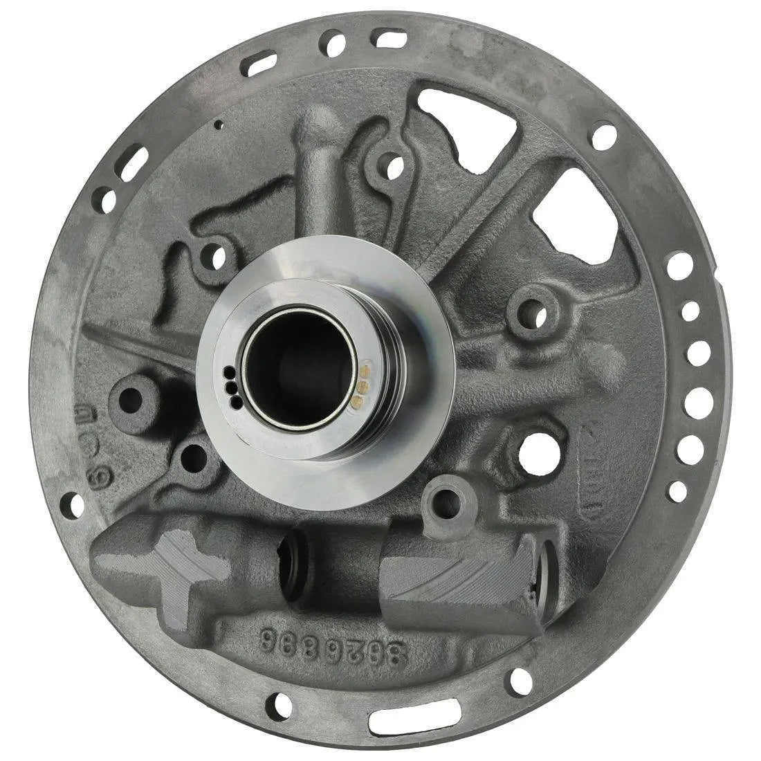 Pump Cover Assembly - Billet Steel Spline-In Stator Shaft, Cast Iron Pump Cover, Ford 32 Spline