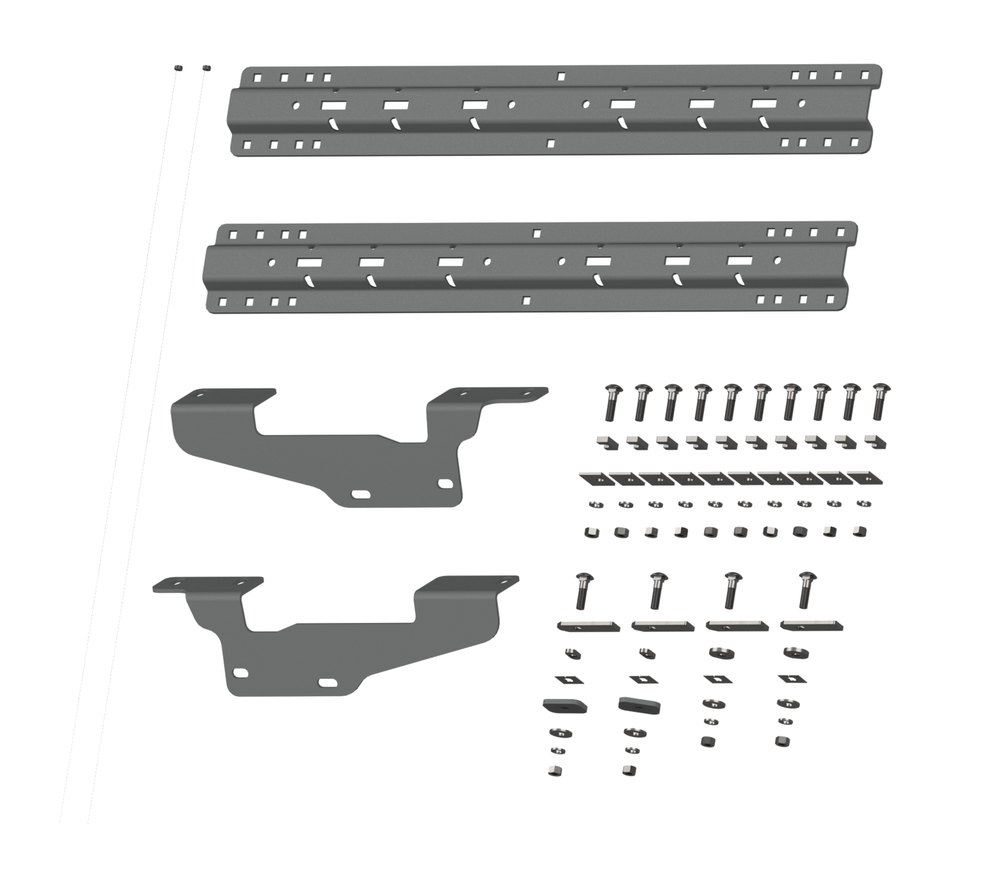 B&W Trailer Hitches RVK2405 Custom Installation Kit For Universal Mounting Rails For Some Ford Trucks - primary image