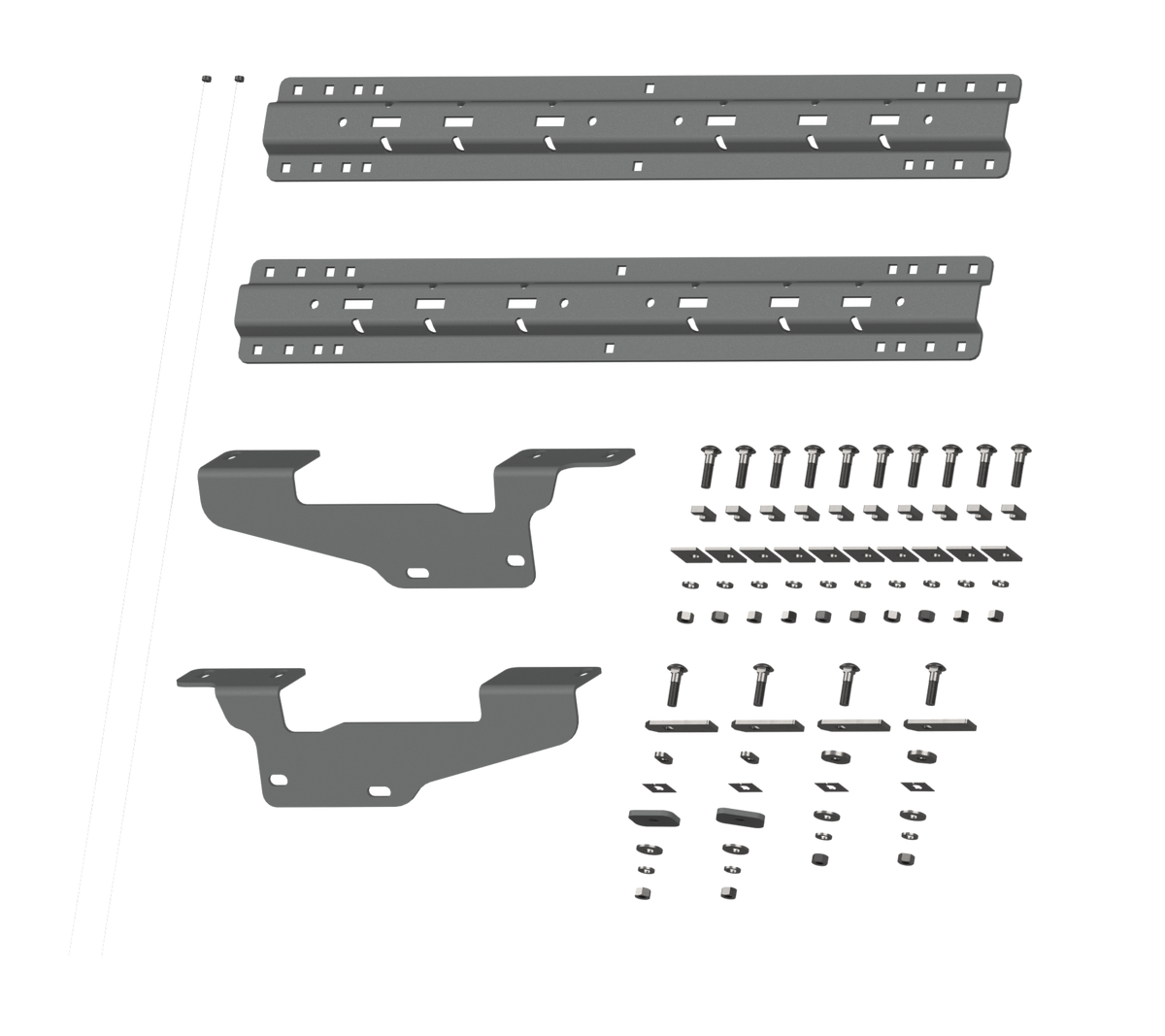 B&W Trailer Hitches RVK2405 Custom Installation Kit For Universal Mounting Rails For Some Ford Trucks - primary image