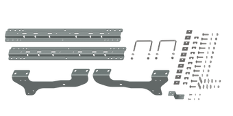 compare product B&W Trailer Hitches RVK2503 Custom Installation Kit For Universal Mounting Rails For Some GM Trucks