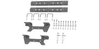compare product B&W Trailer Hitches RVK2504 Custom Installation Kit For Universal Mounting Rails For Some GM Trucks
