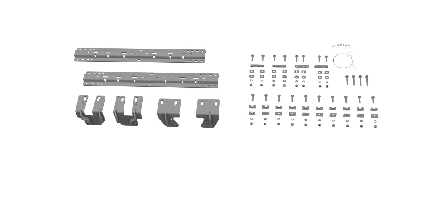B&W Trailer Hitches RVK2505 Custom Installation Kit For Universal Mounting Rails For Some GM Trucks - primary image