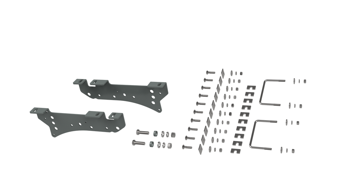 B&W Trailer Hitches RVK2400 Custom Installation Kit For Universal Mounting Rails For Some Ford Trucks - primary image