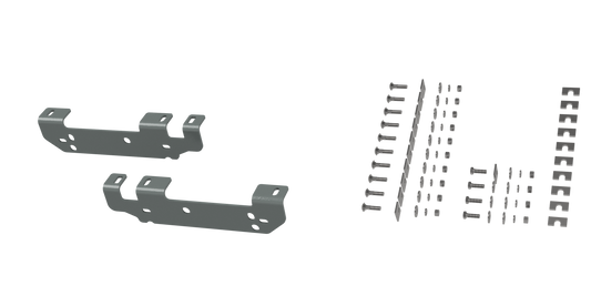 B&W Trailer Hitches RVR2401 Custom Installation Brackets For Universal Mounting Rails For Some Ford Trucks - primary image