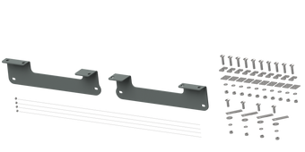compare product B&W Trailer Hitches RVR2404 Custom Installation Brackets For Universal Mounting Rails For Some Ford Trucks