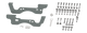 B&W Trailer Hitches RVK2406 Custom Installation Kit For Universal Mounting Rails For Some Ford Trucks - primary image