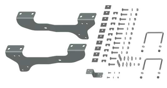 B&W Trailer Hitches RVR2503 Custom Installation Brackets For Universal Mounting Rails For Some GM Trucks - primary image