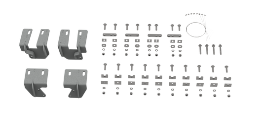 B&W Trailer Hitches RVR2505 Custom Installation Brackets For Universal Mounting Rails For Some GM Trucks - primary image