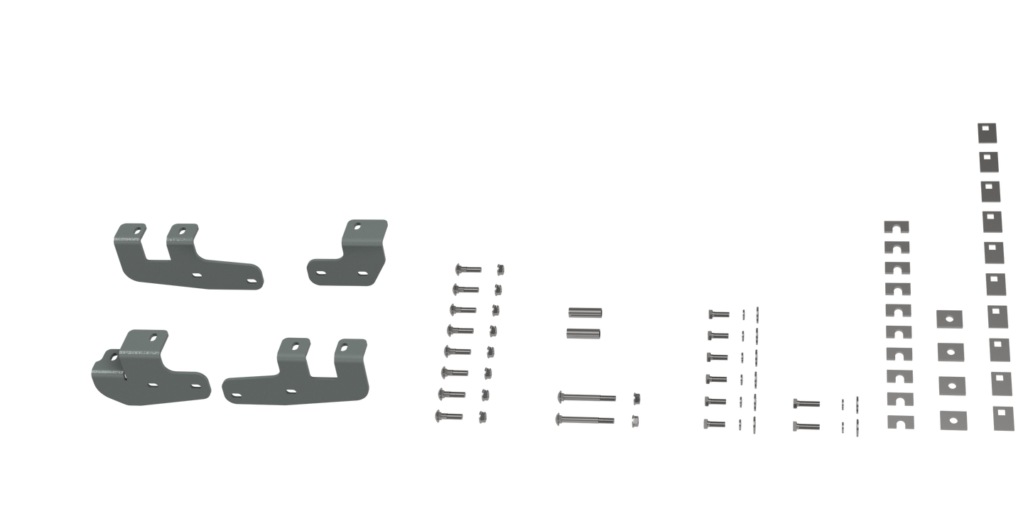 B&W Trailer Hitches RVR2602 Custom Installation Brackets For Universal Mounting Rails For Some RAM Trucks - primary image