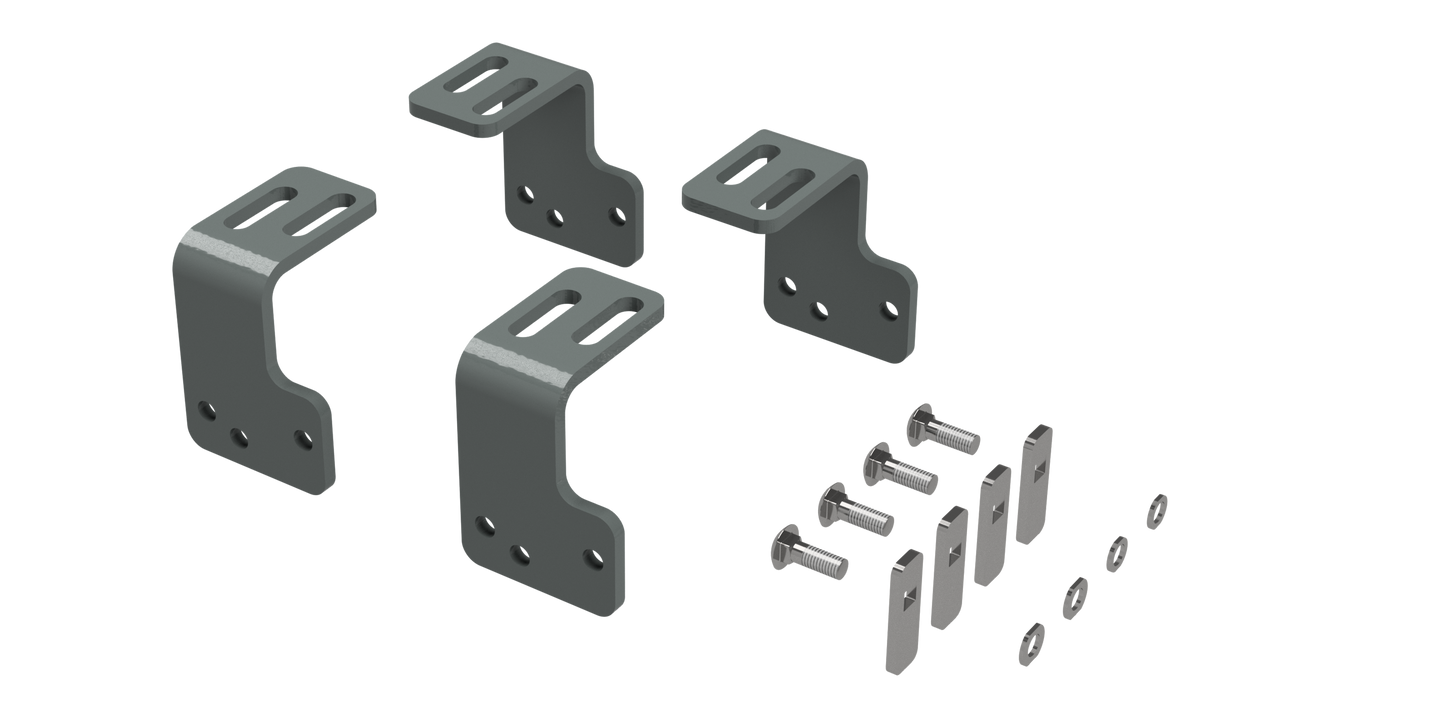 B&W Trailer Hitches RVR3201 Custom Installation Kit For Universal Mounting Rails For Some Ford F150 Trucks - primary image