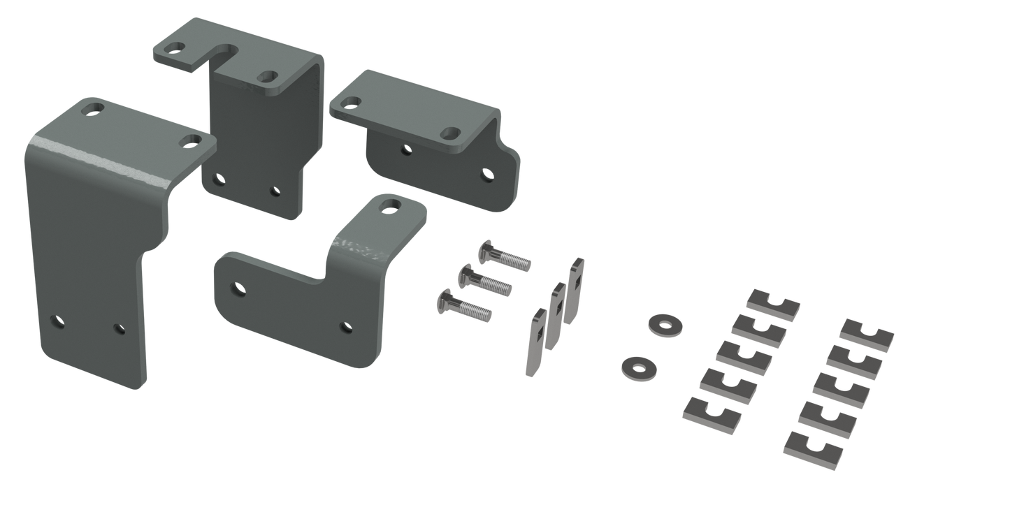 B&W Trailer Hitches RVR3203 Custom Installation Kit For Universal Mounting Rails For Some Nissan  Trucks - primary image