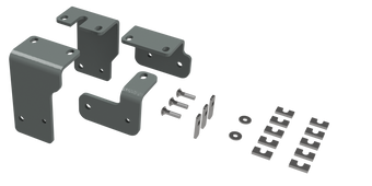 compare product B&W Trailer Hitches RVR3203 Custom Installation Kit For Universal Mounting Rails For Some Nissan  Trucks