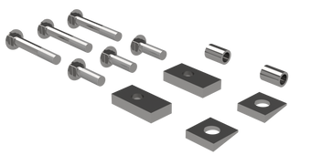 compare product B&W Trailer Hitches RVR3204 Custom Installation Kit For Universal Mounting Rails For Some Toyota Trucks
