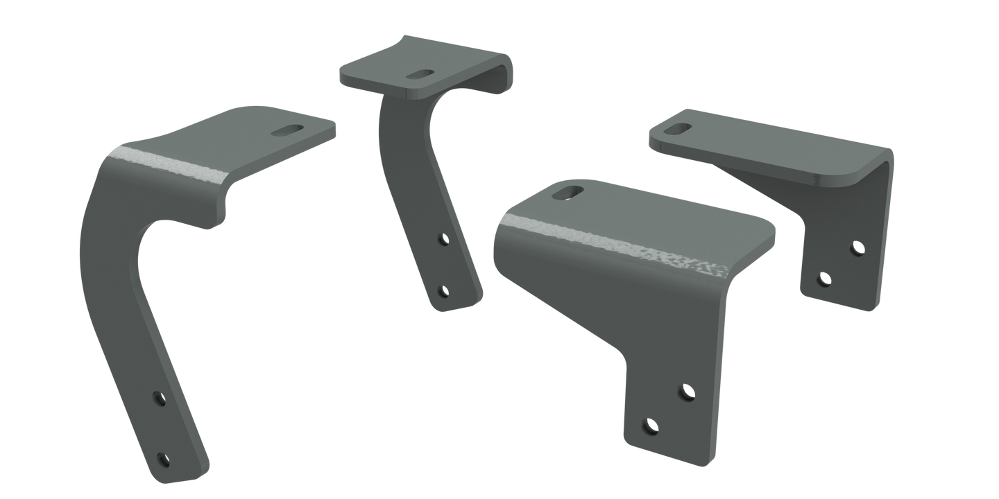 B&W Trailer Hitches RVR3205 Custom Installation Kit For Universal Mounting Rails For Some RAM Trucks - primary image