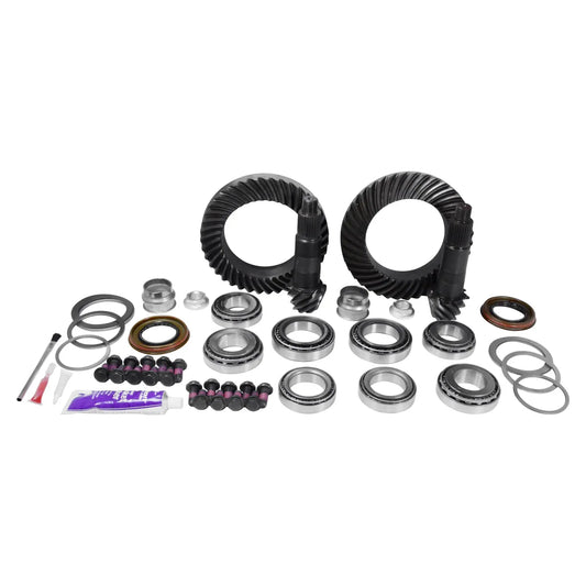 Re-Gear & Install Kit M210 Front/M220 Rear 21-23 Ford Bronco 5.13 Ratio Ford Bronco M220 Rear/ M210 Front 5.13 Ratio Gear & Install Kit Package Yukon Gear Yukon Gear and Axle