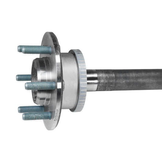 Rear Axle For Ford 9.75 Differential 34 Spline 35.6 Long 6 Lug Left Hand 9.75 Inch Ford Rear Axle '15-'19 F-150 Left Hand 35.6 Inch 34 Spline 6 Lug W/ ABS Ring W/O HD Payload Yukon Gear Yukon Gear and Axle