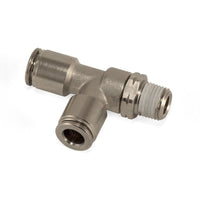 Run Tee - Male 1/8" NPT x 1/4" Tube x 1/4" Tube - 21841
