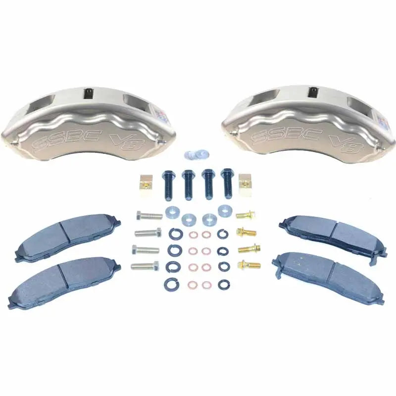 Biston Rear Brake SSBC A193-10 V8-Barbarian 8-Piston Rear Brake Caliper Kit Powerstroke ...