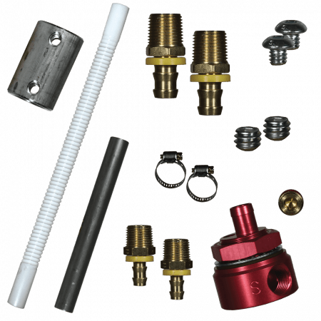 FASS STK1003 Diesel Fuel 5/8 In Fuel Module Suction Tube Kit Includes Bulkhead Fitting Fass