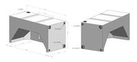 S&B 35 Gallon Wheel Well Water Tank for DRW Vans (Dually) 10-3032 S&B Filters