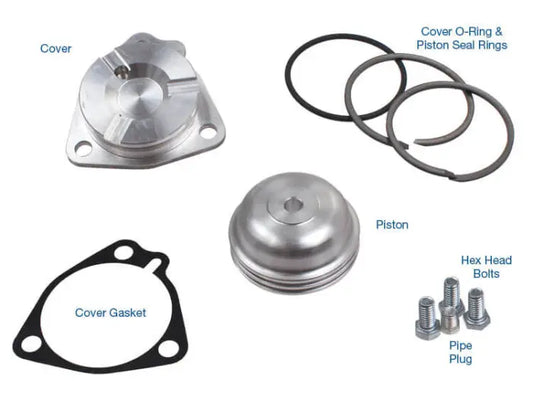 Suncoast Servo Piston & Cover Kit - Non-Anodized