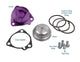 Servo Piston & Cover Kit - Purple Anodized