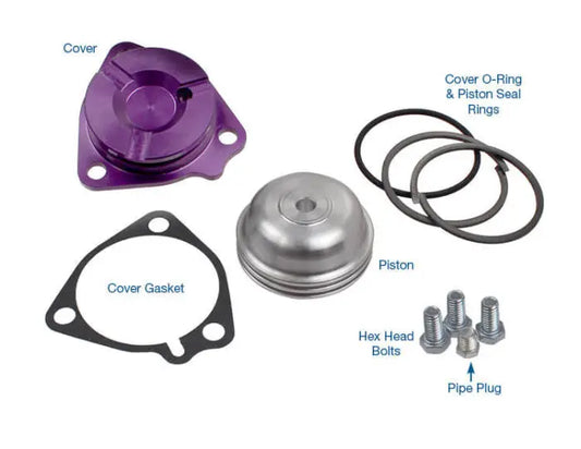 Suncoast Servo Piston & Cover Kit - Purple Anodized