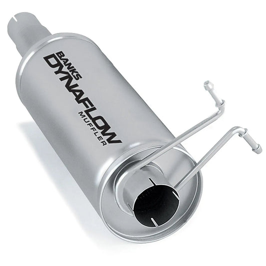 Stainless Steel Exhaust Muffler 3.5 Inch Inlet and Outlet 99-04 Ford 6.8L Excursion Banks Power Banks Power