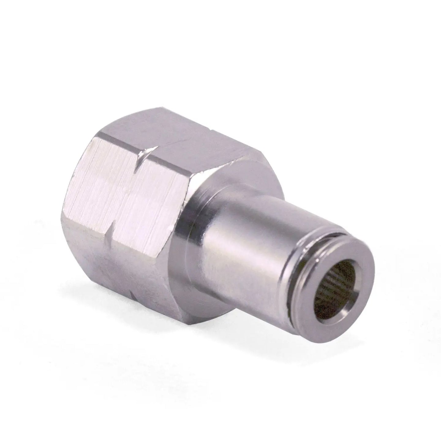 Straight - Female 1/4" FNPT x 1/4" Tube - 21869