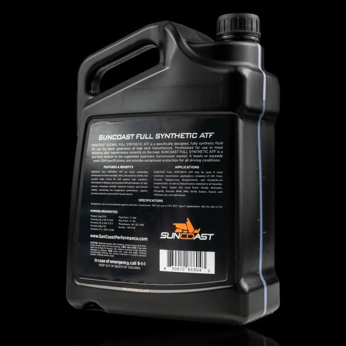 SunCoast Type-D Full Synthetic Transmission Fluid | Case of 3 Gallons Suncoast Performance