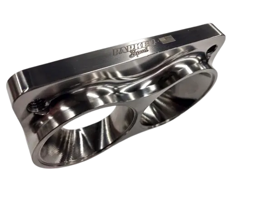 T6 Dual 2.5" Tube Turbo Flange Parker Speed