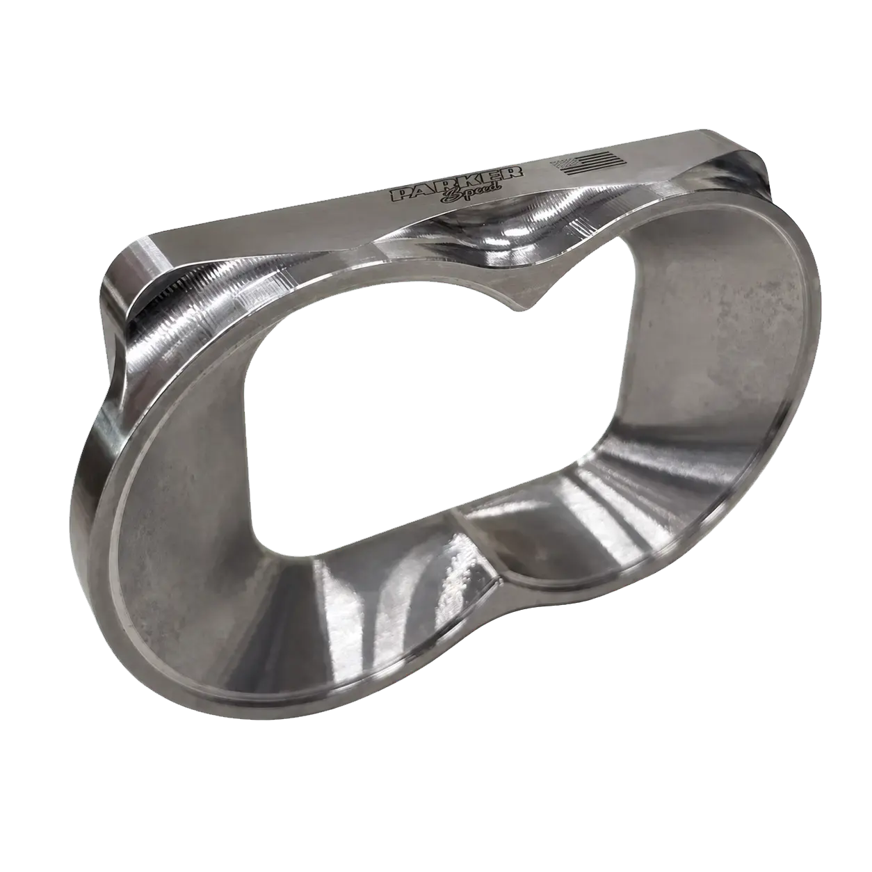 T6 Dual 3.5" Tube Open Turbo Flange Parker Speed