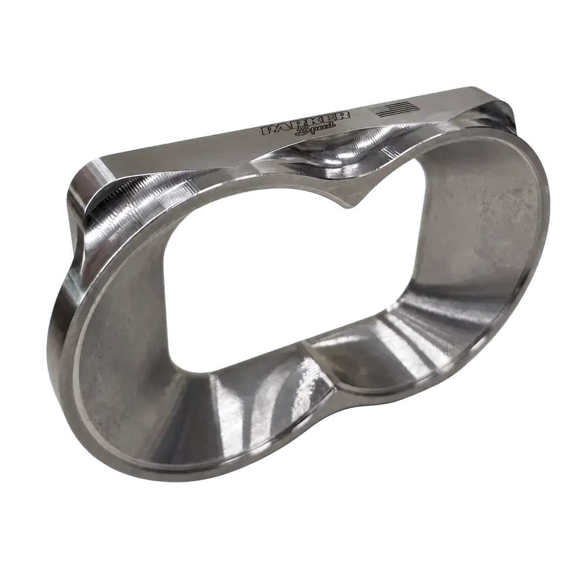 T6 Dual 3.5" Tube Open Turbo Flange Parker Speed