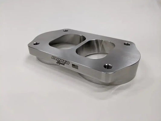 T6 Dual Divided 3" Tube Turbo Flange Parker Speed