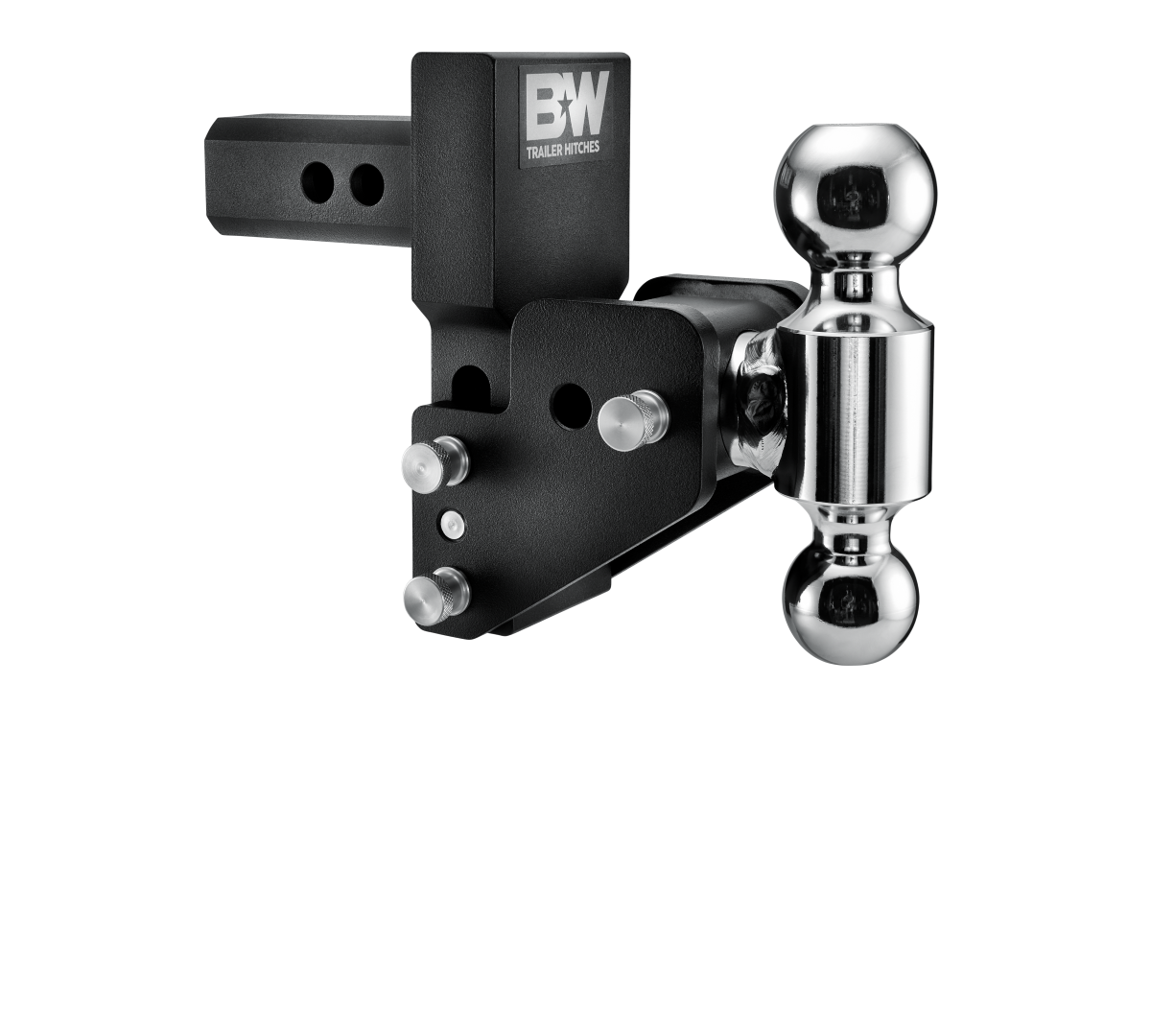 B&W Trailer Hitches TS10063BMP 2 in Model 7 Blk T&S Dual Ball for Multi-Pro Tailgate - primary image
