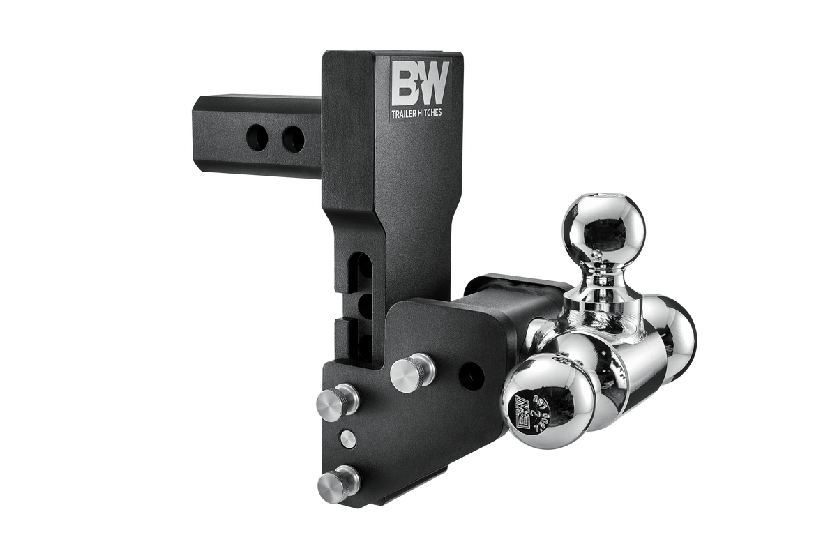 B&W Trailer Hitches TS10066BMP 2 in Model 9 Blk T&S Tri Ball for Multi-Pro Tailgate - primary image