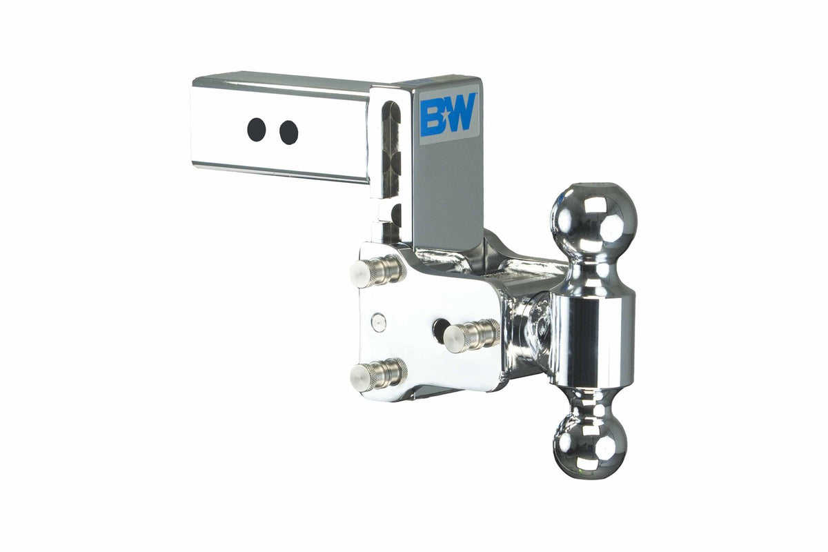 B&W Trailer Hitches TS20037C 2.5" Model 8 Chrome T&S Dual Ball 2-5/16 X 2 - primary image